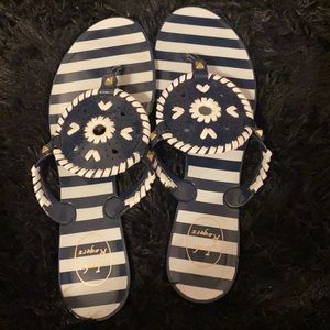 Jack Rogers sandals(navy)